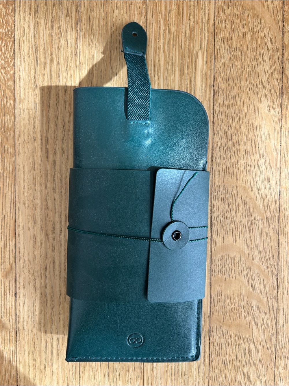 AHLEM Leather Eyewear Case in Deep Green NWOT - Picture 4 of 4